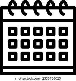 icono de calendario para descargar vector