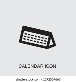 calendar icon . Editable filled calendar icon from time. Trendy calendar icon for web and mobile.