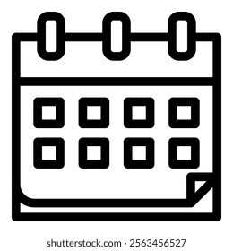 Calendar Icon Element For Design