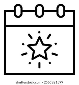 Calendar Icon Element For Design