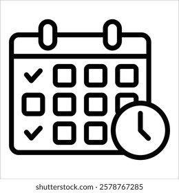 Calendar Icon Element For Design