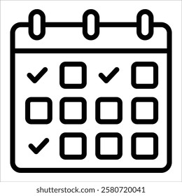 Calendar Icon Element For Design