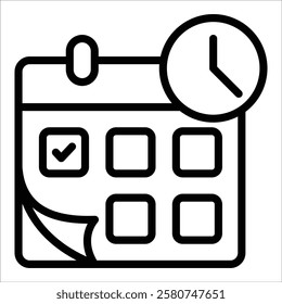 Calendar Icon Element For Design