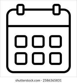 Calendar Icon Element For Design