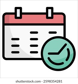 Calendar Icon Element For Design
