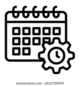 Elemento de icono de calendario para diseño