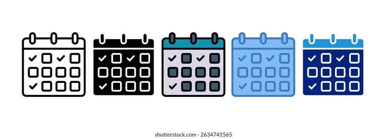 Calendar Icon Element For Design