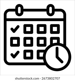 Elemento de icono de calendario para diseño