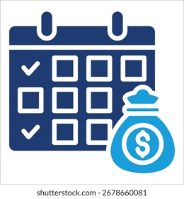 Elemento de icono de calendario para diseño