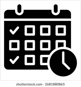 Calendar Icon Element For Design