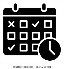 Calendar Icon Element For Design