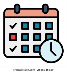 Calendar Icon Element For Design