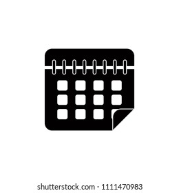 the calendar icon. Element of education icon for mobile concept and web apps. Detailed the calendar icon can be used for web and mobile. Premium icon on white background