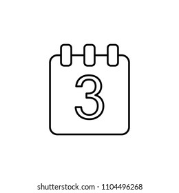 the calendar icon. Element of web icon for mobile concept and web apps. Thin line the calendar icon can be used for web and mobile. Premium icon on white background