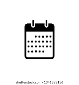 calendar, icon. Element of web for mobile concept and web apps illustration. Icon for website design and development, app development. Vector