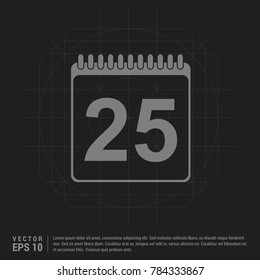 calendar icon - EPS 10