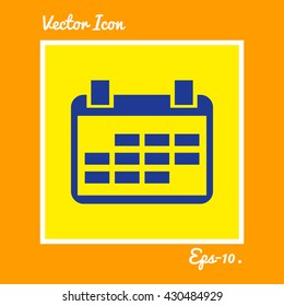 Calendar Icon. Eps-10.