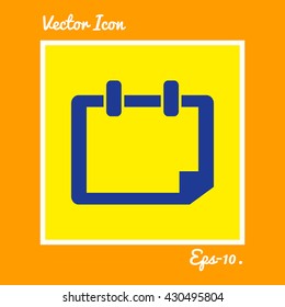 Calendar Icon. Eps-10.