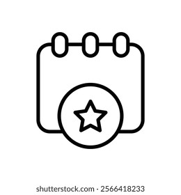 Calendar icon. Event icon design. vector graphic
