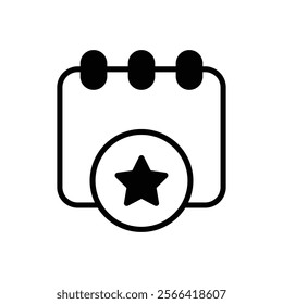 Calendar icon. Event icon design. vector graphic