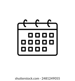 Calendar Icon for Event Planning and Schedule Management