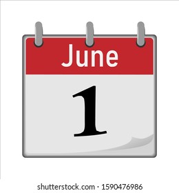 Calendar icon is the first number of the month. 