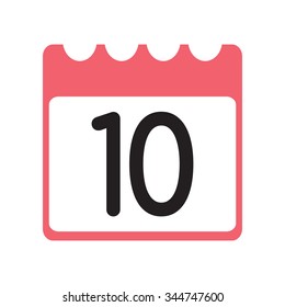 calendar icon flat - 10