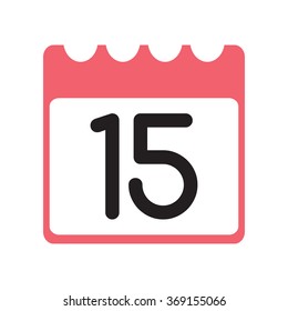 calendar icon flat 15