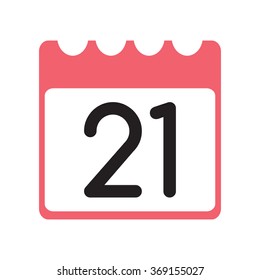 calendar icon flat 21