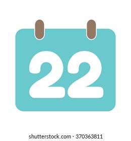 calendar icon flat 22