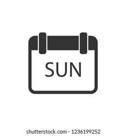 Calendar. Icon Flat
