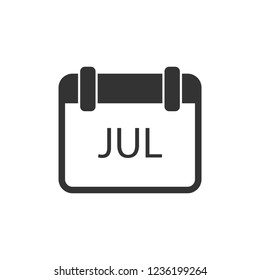 Calendar. Icon Flat