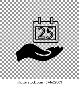  Calendar icon flat .