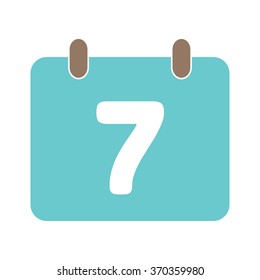 calendar icon flat 7