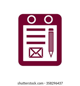Calendar icon . Flat design  
