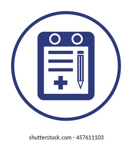 Calendar icon. Flat design.