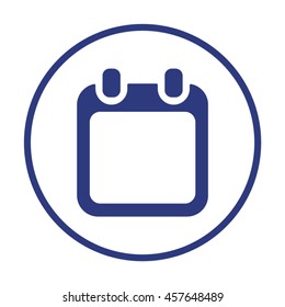 Calendar  icon. Flat design.