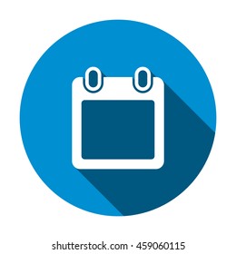 calendar Icon, flat design style
