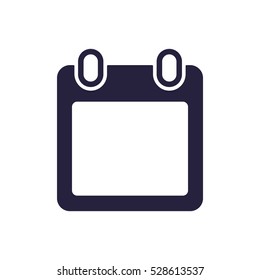 calendar Icon, flat design style