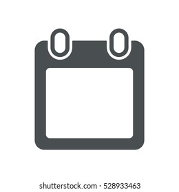 calendar Icon, flat design style