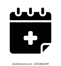 Icono de calendario. Ilustración plana de icono vectorial