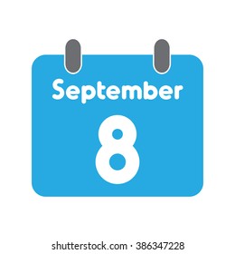 calendar icon flat September /