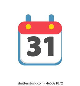 calendar icon. Flat style