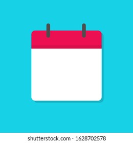 Calendar icon flat style. Vector eps10