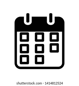 Calendar Icon Flat Vector Illustration - Vector