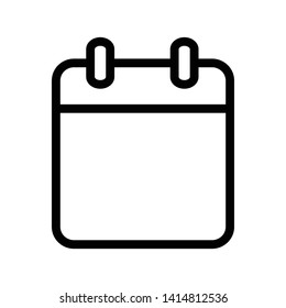 Calendar Icon Flat Vector Illustration - Vector