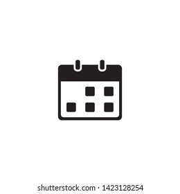 Calendar Icon Flat Vector Illustration - Vector