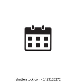 Calendar Icon Flat Vector Illustration - Vector