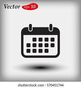 Calendar Icon. flat vector style