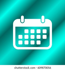 Calendar Icon. flat vector style